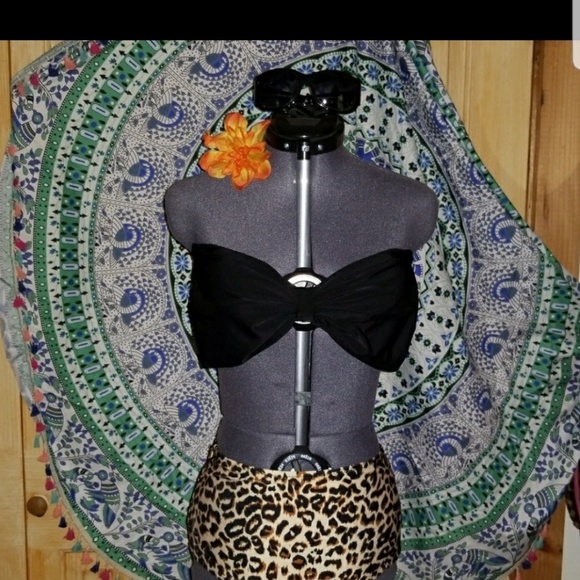 High Waist Bow 🎀 Bandeau Bikini - Picture 5 of 6